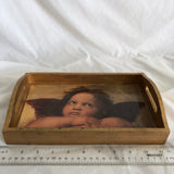 Raphael Little Angel Tray Decor Cherub The Sistine of Madonna