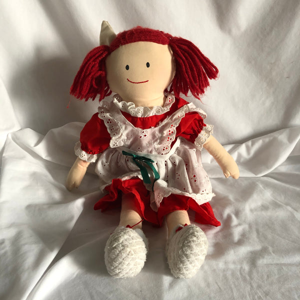 Vintage Red Head Girl Doll