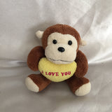 Monkey “I Love You” Plush