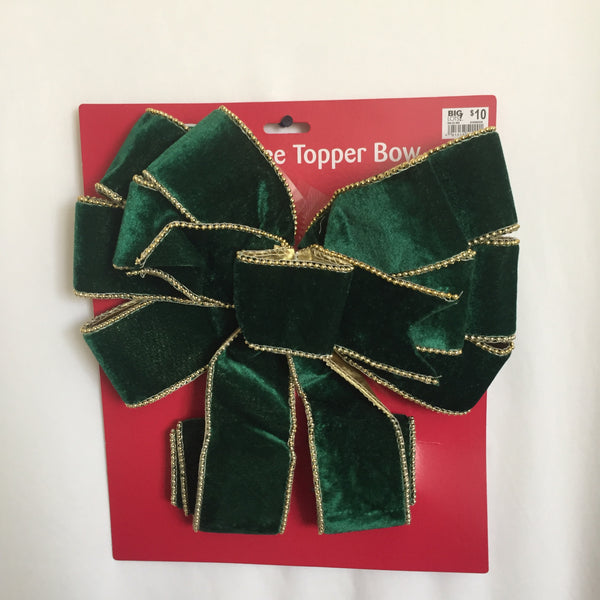 Winter Wonder Lane Tree Topper Bow