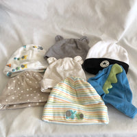 Baby Beanie Hats - All Size 0-6 Months - Set of 7