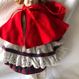 Little Red Riding Hood Porcelain Doll