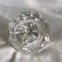 Bleikristall 24% Lead Crystal Diamond Shaped Candle Holder