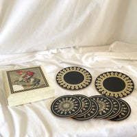 Vintage Swedish Coaster Set - By Appointment of the Swedish Royal Court