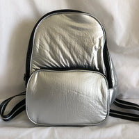 Mini Silver Backpack