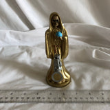 Gold Painted Santa Muerte Statue