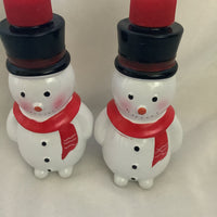 Snowman Plastic Hand Soap Dispenser- Set Of 2