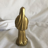 Gold Painted Santa Muerte Statue