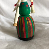 Norrbotten Handmalat Ellerbergs Sweden Wooden Doll