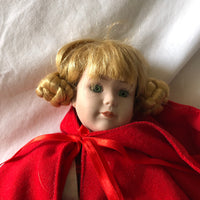 Little Red Riding Hood Porcelain Doll