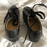 Liliana Black Glitter Platform Sneakers - Women’s Size 8