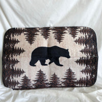 Bear And Pines Bath Mat