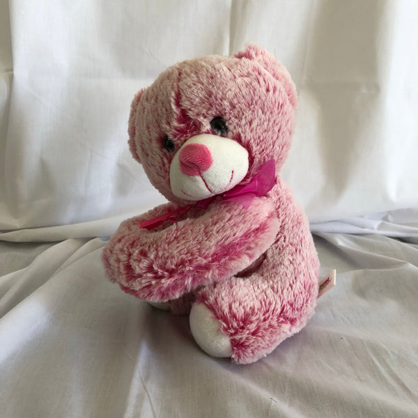 Pink Teddy Bear Plush for Vase