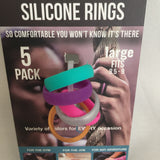 Every Ring Silicone Rings Size Large 5 Pack