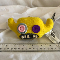 Yellow Fuggler Head Keychain