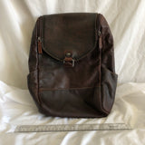 Brown Leather Backpack