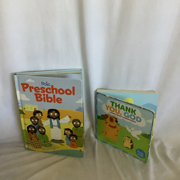 Frolic Preschool Bible & Thank You, GOD Books