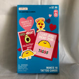 Valentine’s Day Tattoo Cards