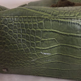 The Limited Faux Crocodile Handbag