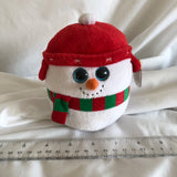 TY Beanie Ballz Icebox Snowman Plush