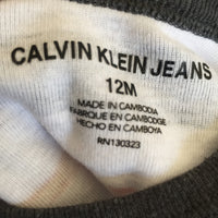 Calvin Klein Jeans Onesie- Size 12 Months