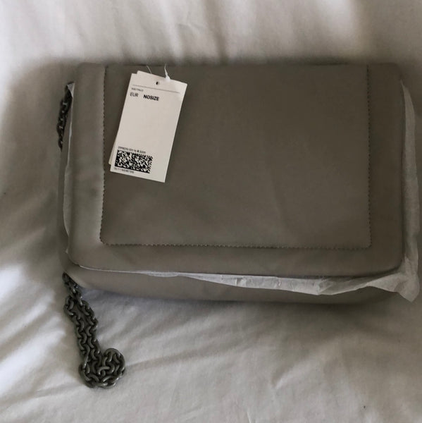 H&M Grey Vegan Leather Purse - New With Tags