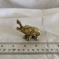 Small Metal Elephant Figurine