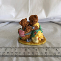 Mama Bear Bathing Baby Bear Figurine