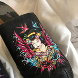 Ed Hardy Wood Mules
