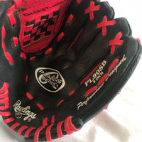 Rawlings Red and Black Baseball Glove