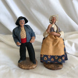 Elderly Couple Figurines