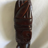 Vintage Polynesian (Moari) Wood Carving Art Mask