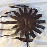 Metal Sun Wall Decor