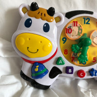 Megcos Cow Clock Learning Toy