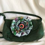 Green Flower Purse