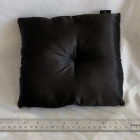 Black Polyester Mini Pillow