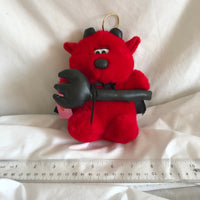 Fun World Red Devil Bear Plush