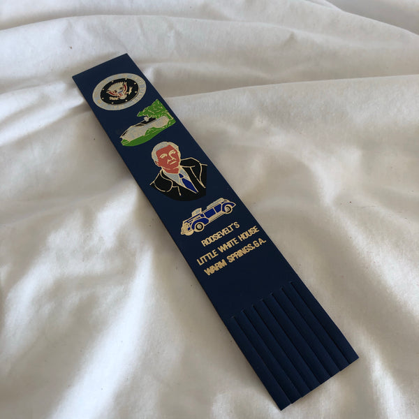 Roosevelt's Little White House Warm Springs, GA Leather Bookmark