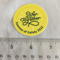 Safer Together Sticker