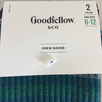 Goodfellow & Co. Crew Socks- Adult Size- Shoe Size 6-12