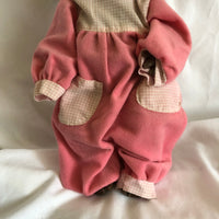 Vintage Shindana African American Baby Doll In Pink Outfit