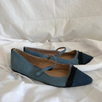 Jean Flats Shoes- Size 7 1/2