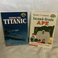 Hello Reader Finding The Titanic By Robert D. Ballard / Second Grade- Ape By Jill Pinkwater Set Of 2