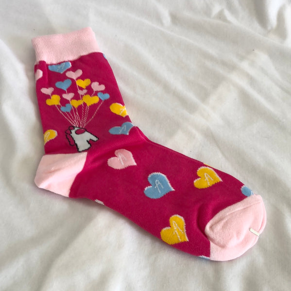 Among Us Heart Socks