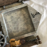 Cat & Ship Wheel Picture Frame