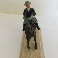 Vtg The Rescue Money American Express Travelers Chequers Cowboy Figurine