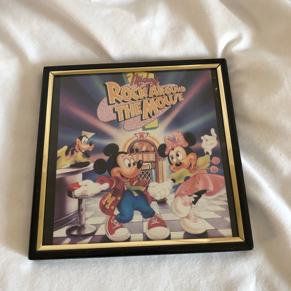 Mickeys Rock Around The Mouse Photo Frame Wall Art