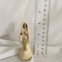 White Painted Santa Muerte Statue