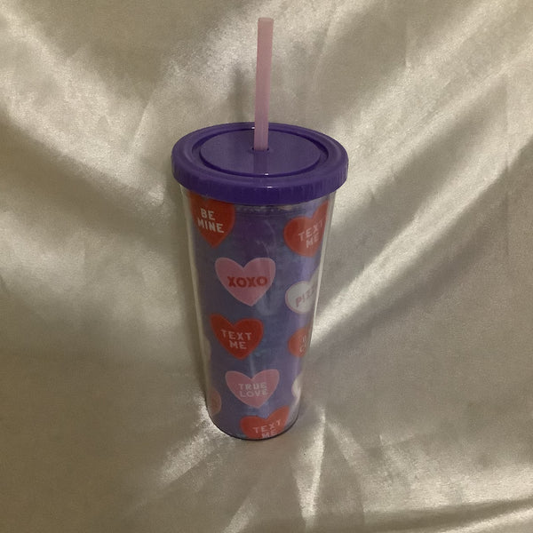 Boston Warehouse Tumbler/ Straw 22 Oz