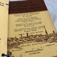 Lancaster County Historical Society Books - Set of 10